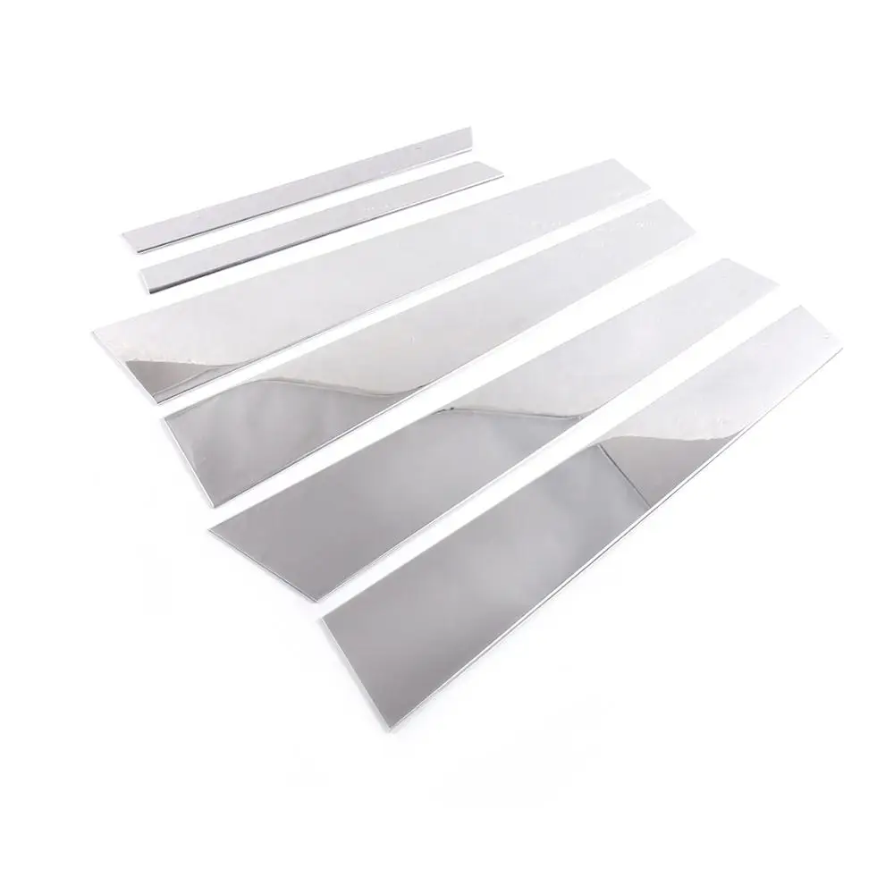 6pcs For Mercedes Benz W221 S Class S300L S350L S400L S320L S500 S600L 2006-2013 Accessories Window Molding Trim Aluminum alloy