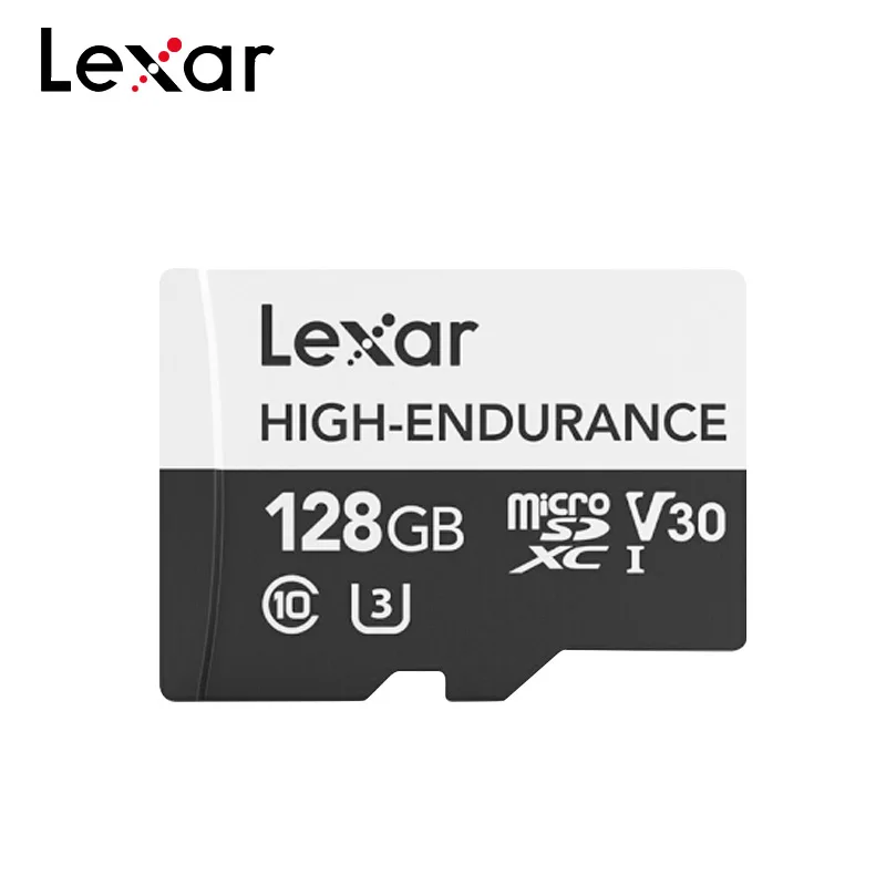 Original Lexar High Endurance Micro SD Card 32gb 64gb 128gb V10 V30 SDHC SDXC C10 Memory Card Microsd Card For Videos Storage