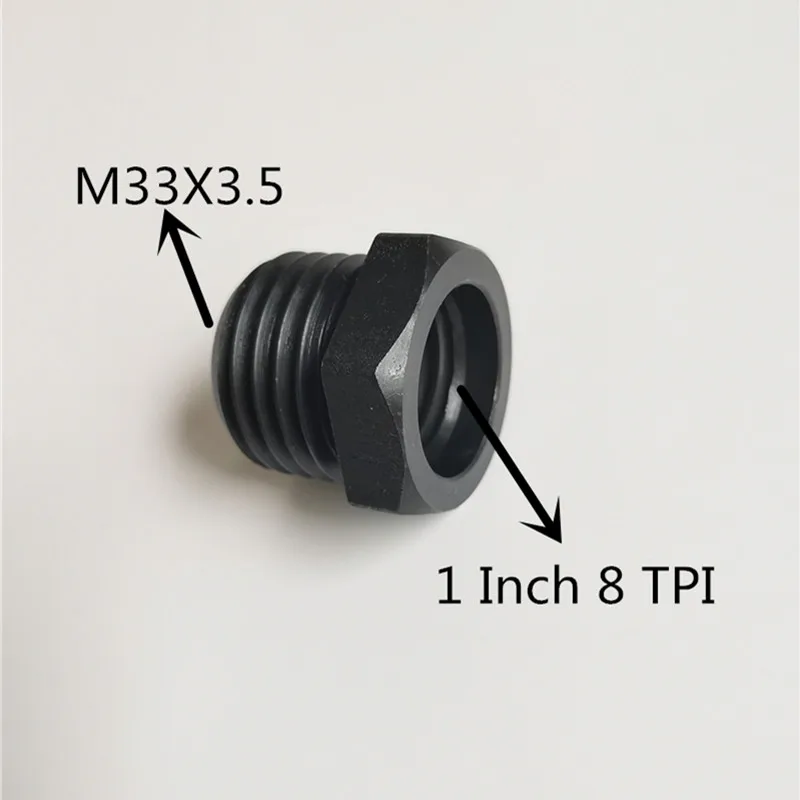 Adaptador para Portabrocas de torno de madera, inserto de accesorios de torneado de carpintería roscado, M33X3.5/ 1 pulgada, 8 TPI