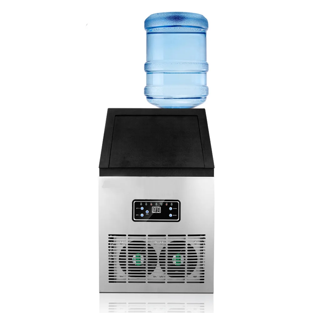 Ice Maker 50KG Commercial Ice Cube Machine Intelligent Automatic Milk Tea Shop Commercial Ice Maker Cube