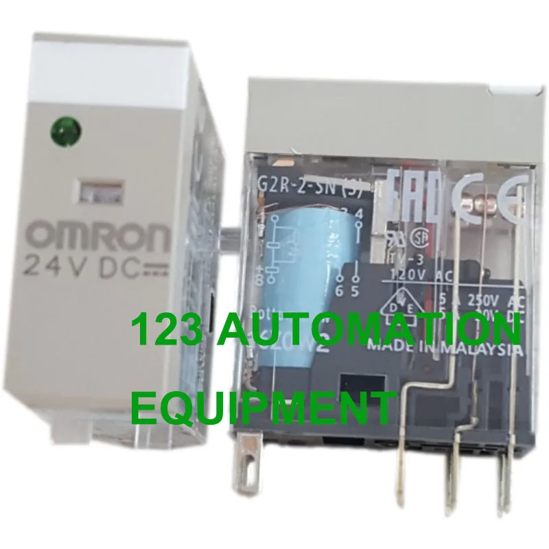 Relé Novo Autêntico de Omron G2r2-sn Dc24 s Ac220 s Ac110 s G2r-2-sn s 24vdc 220vac 110vac 10 Peças