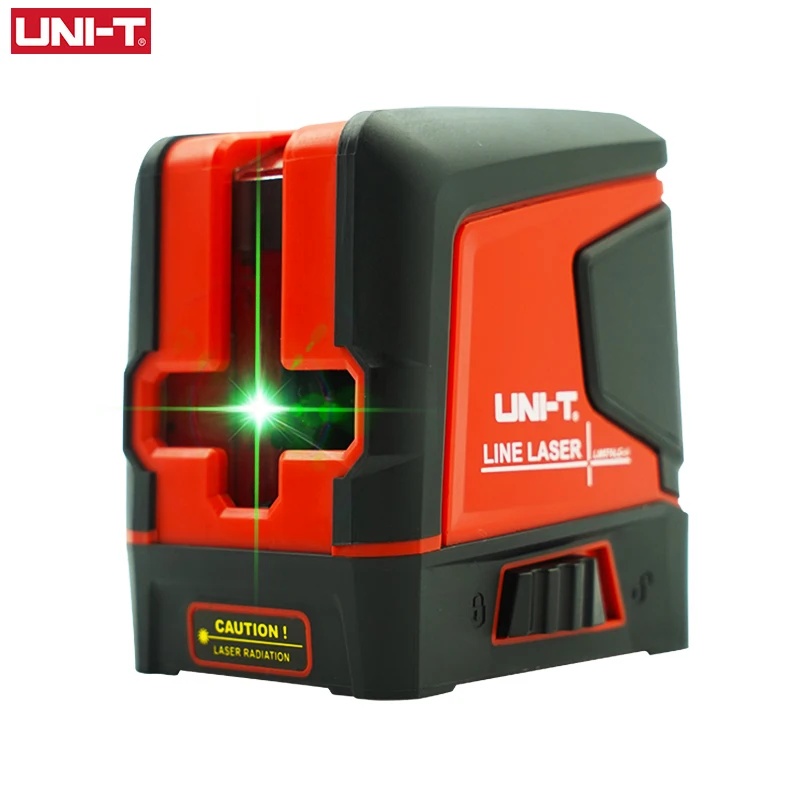 

UNI-T LM570LD-II 2 Lines Laser Level Green Beam Self-Leveling Vertical Horizontal Cross Line Layout Measuring Instrument