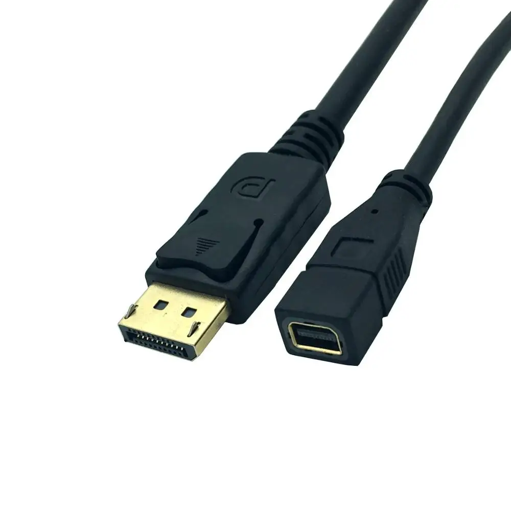 30cm DisplayPort to Mini DisplayPort Adapter DP 1.2 Version Cord HD 3D For HDTV PC Graphics Cards Laptop Projector Cable