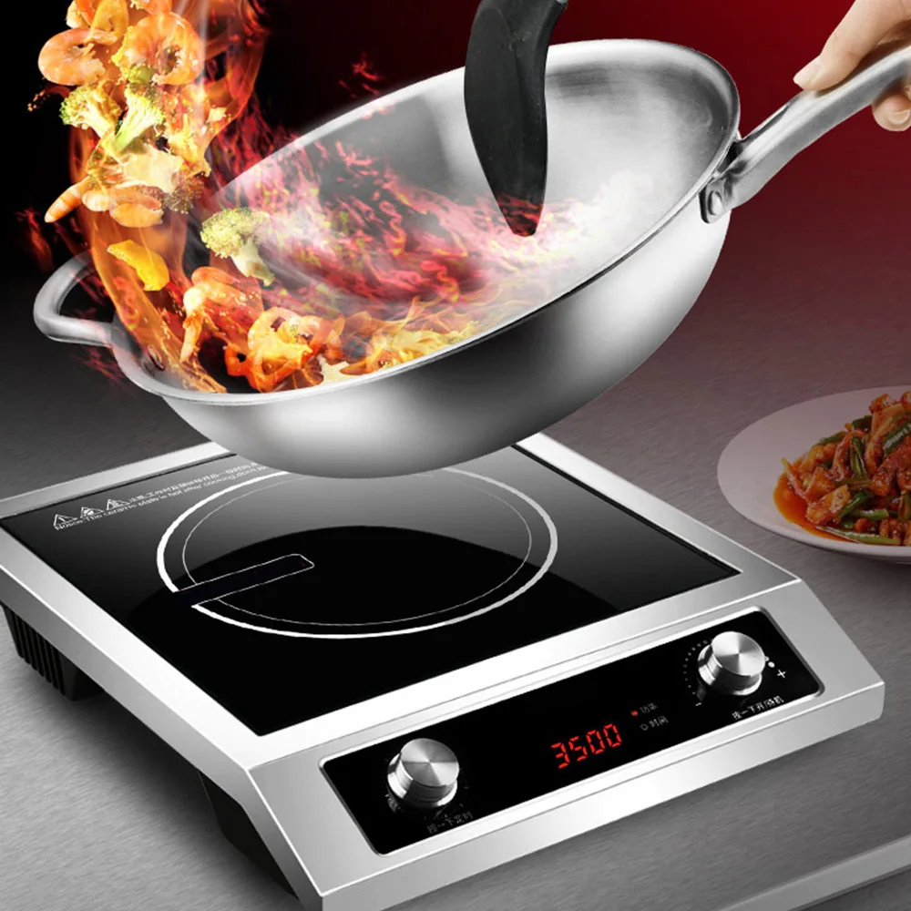 3500W Commercial Induction Stove High Power Induction Cooker Household Stir-Fried Induction Cooker Hotel Electric Cooking Stove