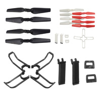 RC Quadcopter Spare Parts Propeller Blades Landing Gear Propeller Guard Protection Cover Set For Eachine E58  JY019 Drone