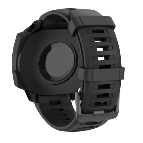 Imagen 2 del producto Funda protectora de silicona suave para reloj Garmin Instinct, funda delgada para reloj inteligente Garmin Instinct, funda anticaída