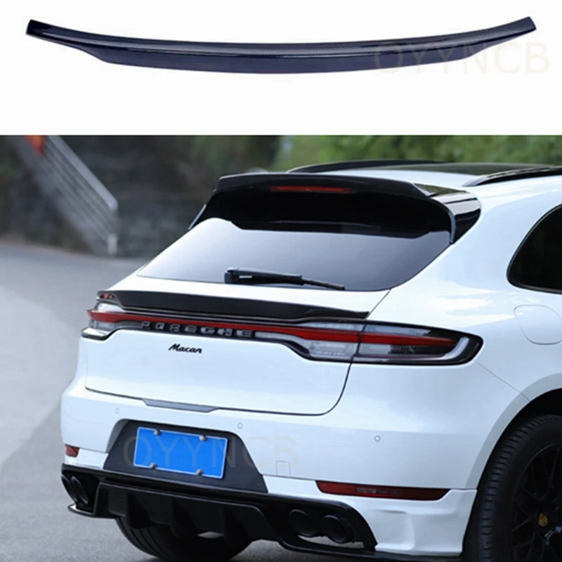 

FOR Porsche Macan Gts Car Spoiler Macan Turbo Rear Tail Light Decorative Parts Real Carbon Fiber Spoiler 2018-2020