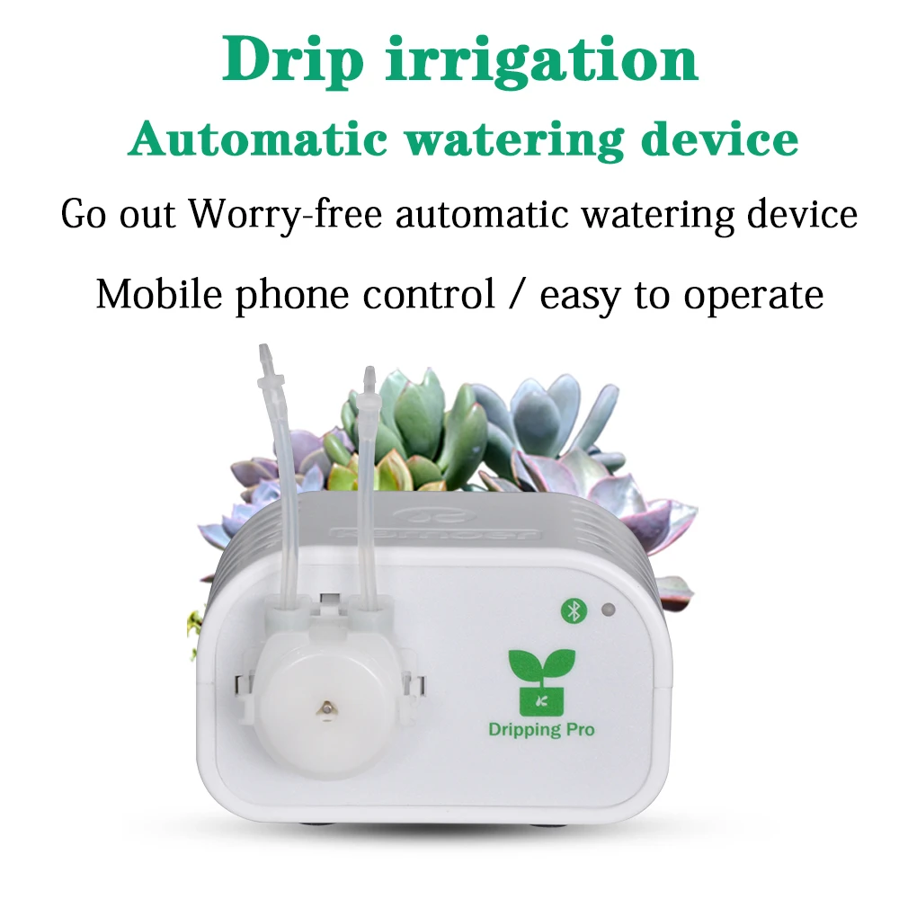 Automatic watering device intelligent gardening drip irrigation mobile phone control peristaltic pump home garden watering pump