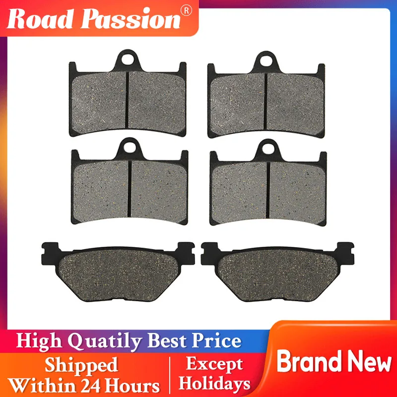 

Road Passion Motorcycle Front and Rear Brake Pads For YAMAHA T-Max530 XP530 Black Max TDM900 XT1200 XV1700 XV1900 FJR1300