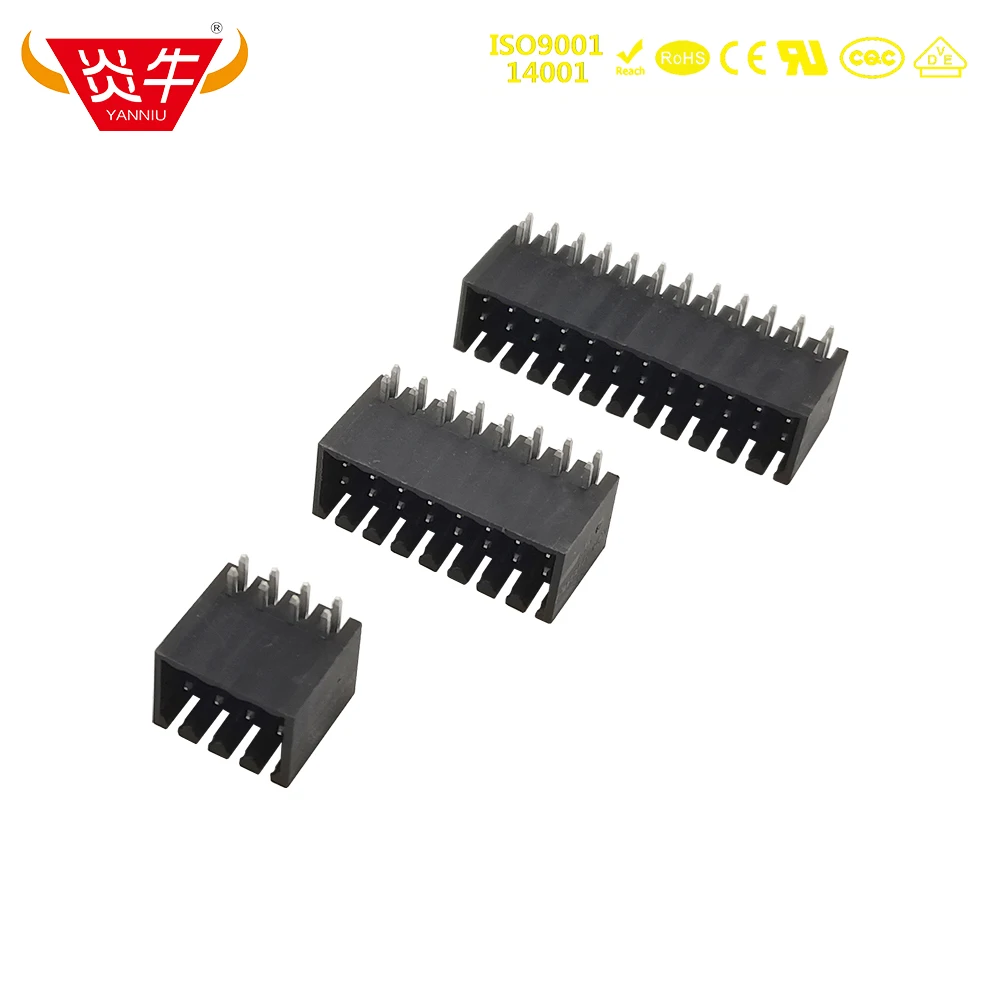 50Pcs 3.5MM 15EDGRHD DEGSON MALE WEIDMÜLLER B2CF GRID INSTRUMENTATION DOUBLE LAYER CONNECTOR PLUG-IN TERMINAL BLOCK YANNIU