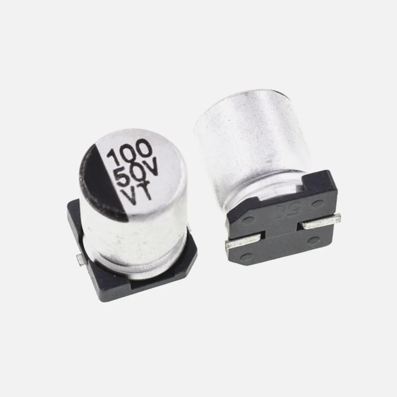 10Pcs SMD Aluminum Electrolytic Capacitor 6.3V 10V 16V 25V 35V 50V 63V 100 1UF 10UF 22UF 33UF 47UF 100UF 330UF 470UF 1000UF