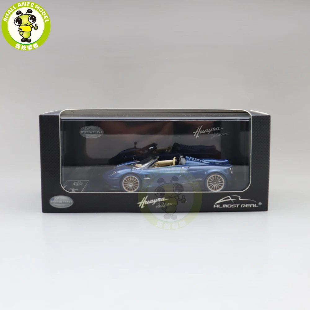 1/43 ALMOST REAL Huayra Roadster 2017 Racing Car Diecast Model Car Toys Boys Girls Gifts