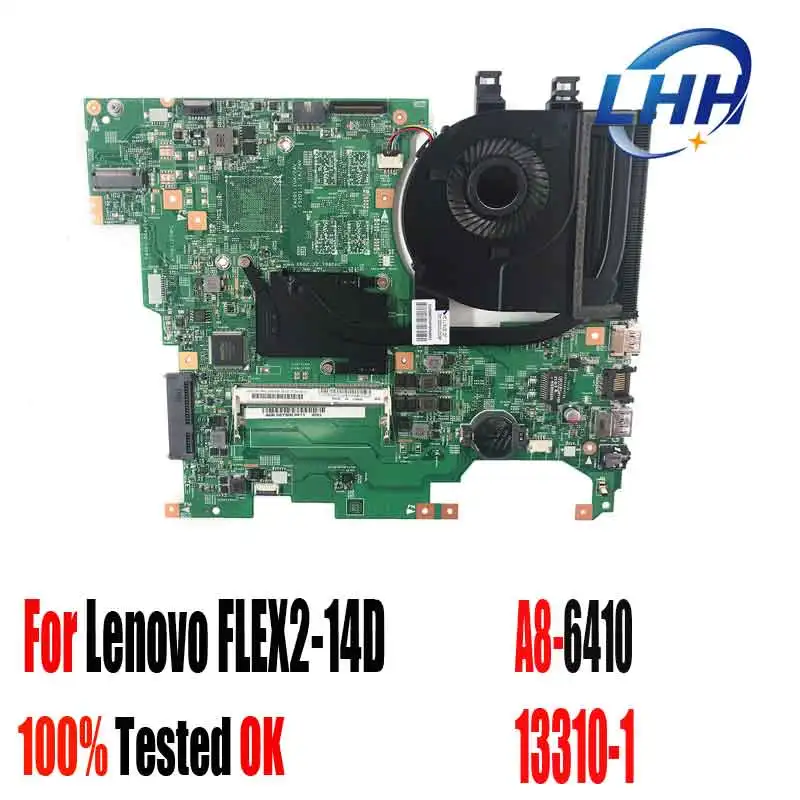 

For lenovo ideapad Flex2-14D UMA Motherboard With E1-6010/ A8-6410 13287-1 100% Tested