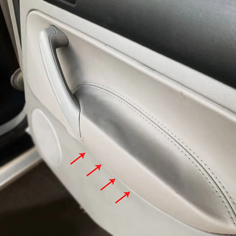 

only LHD 4 Doors Car Soft Leather Armrest Cover For VW Golf 4 MK4 Jetta 1998 - 2004 2005 Door Armrest Panel Cover Sticker Trim