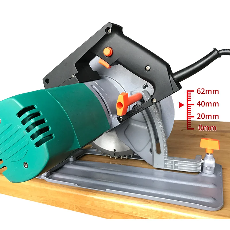 Sierra eléctrica Circular de mano para carpintería, máquina cortadora de disco, 8 pulgadas