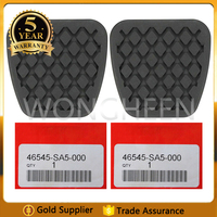 2PCS Brake Clutch Pedal Rubber Cover 46545-SA5-000 46545SA5000 46545 SA5 000 Fits For Honda Accord CRV Civic