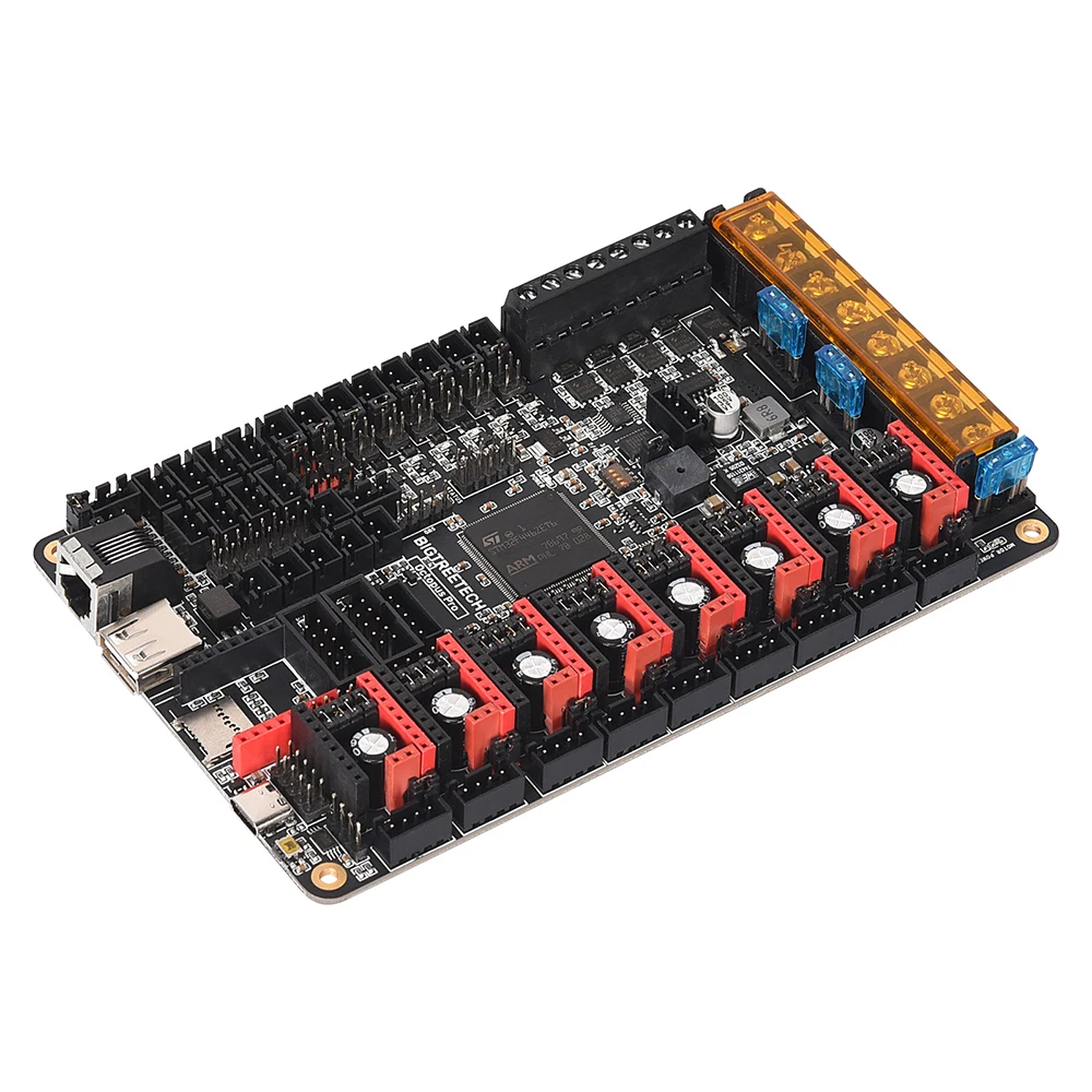 BIGTREETECH-Placa-mãe Octopus PRO, 32 Bit, 60V, 8 eixos, TMC5160T, TMC2209, VS Spider Board para PI TFT50, Ender 3, Atualização V2