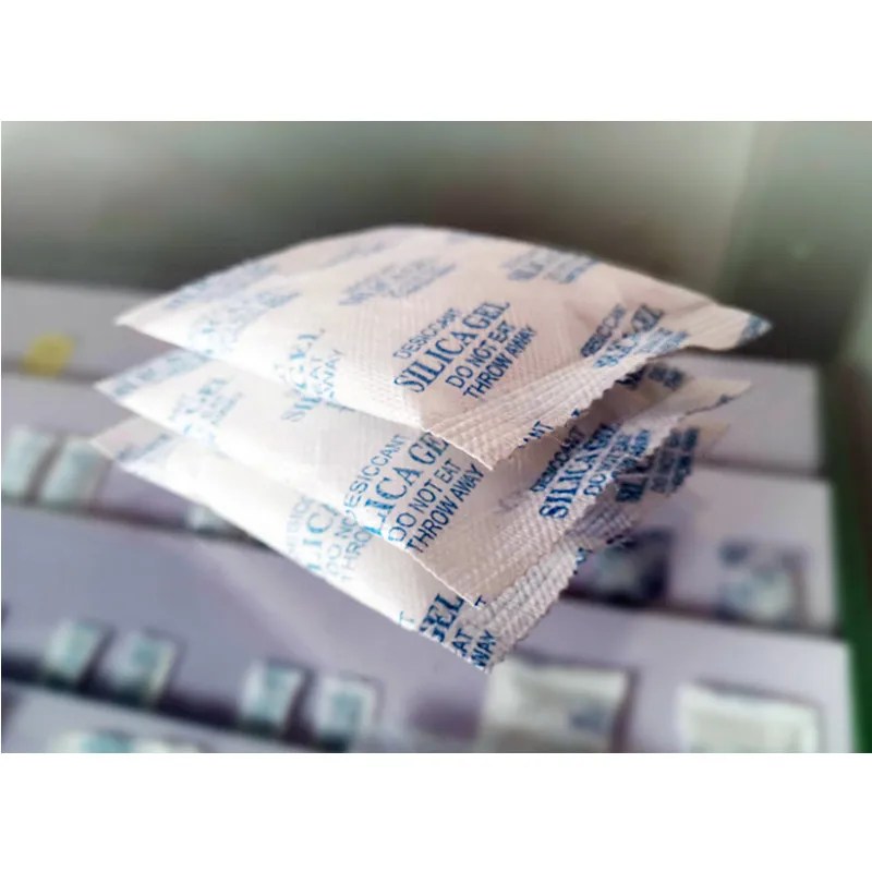 1pc 50g Gram Silica Gel Packets Dehumidifier Meets FDA Food Packaging Non-Toxic Silicone Desiccant Moisture Damp Absorber SW