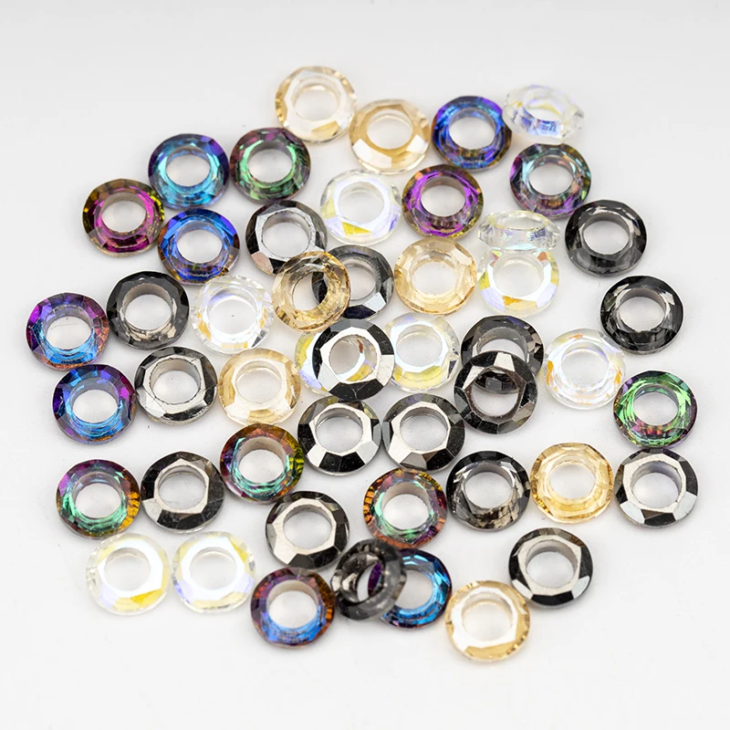 VDD Großhandel 500 Stück gemischte Formen Glas-Kristall-Nagelkunst-Flachrückseite-Strasssteine, Glitzer, zum Aufkleben, glänzende DIY-Dekoration – Detail 26