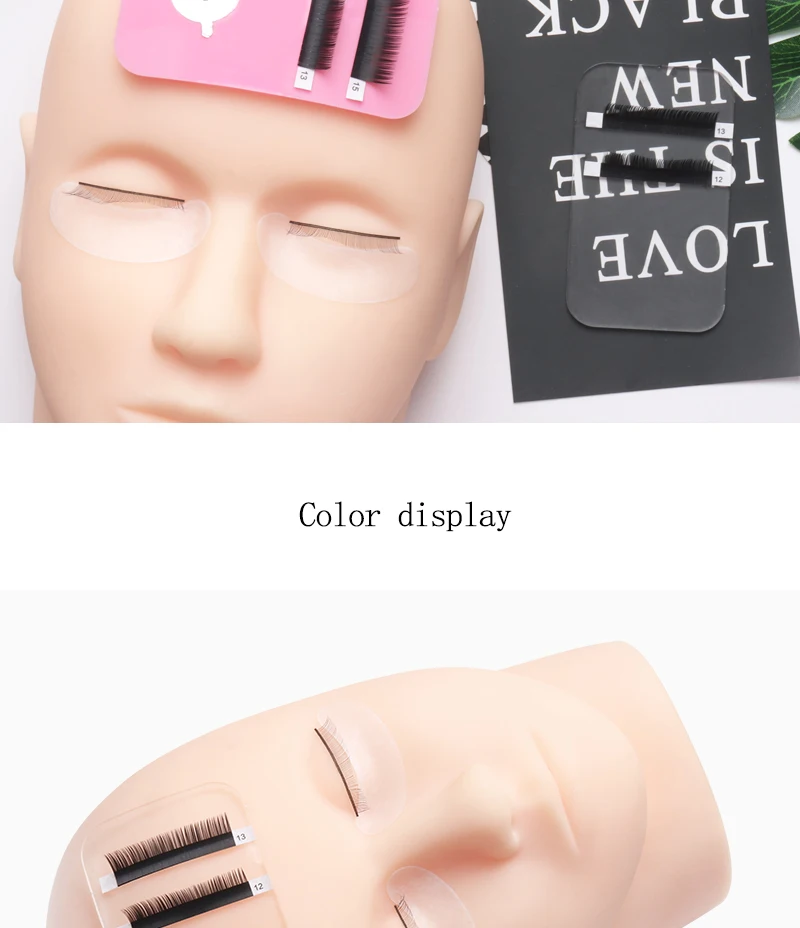 Wiederverwendbares Silikon-Stirnpad für Wimpernverlängerung, Klebepad, Make-up-Werkzeug, Wimpernverlängerungs-Zubehör – Detail 6