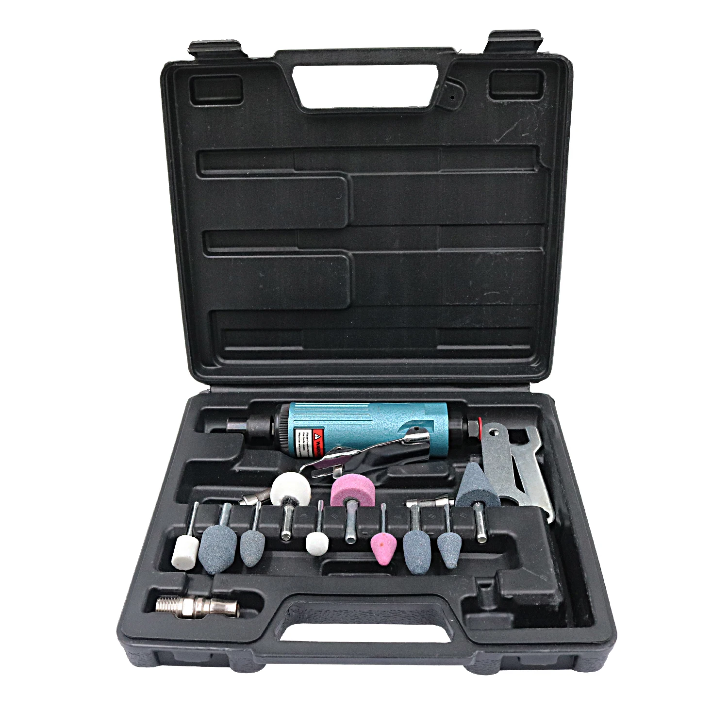 

14 Pieces Air Compressor Die Grinder Grinding Polish Stone Kit 1/4 Air Grinder Mill Engraving Tools Kits Pneumatic Tools