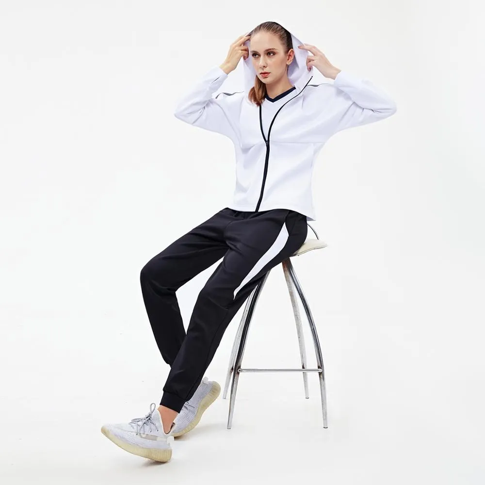 Vansydical 2020 tute da donna completi autunno inverno tute da allenamento da corsa giacche con cappuccio pantaloni sportivi abbigliamento sportivo