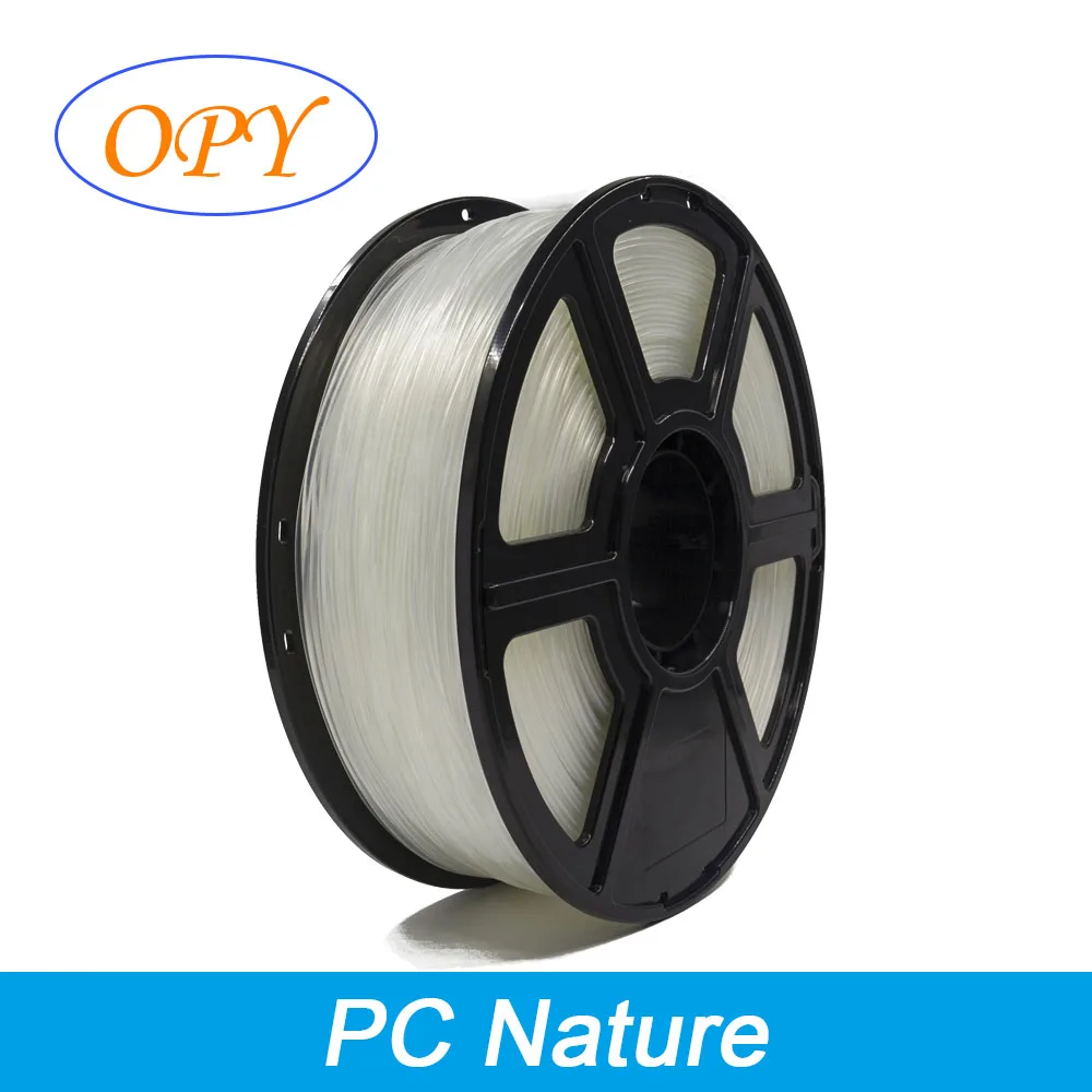 Polycarbonate Filament Pc 1.75 Mm Transparent Color Coils Wire Reels Sample Available 1kg 100g 10m