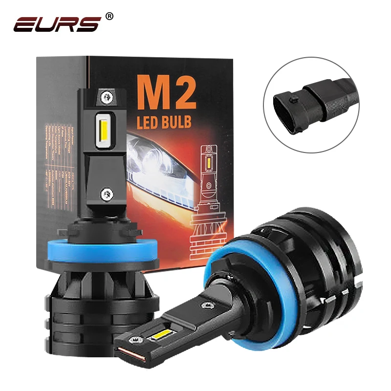 

EURS M2 Car LED Lights 16000LM H4 H7 LED Lamp Car Headlight Bulbs H11 H8 H9 H1 9005 9006 HB3 HB4 9012 Turbo LED Bulbs 12V 24V