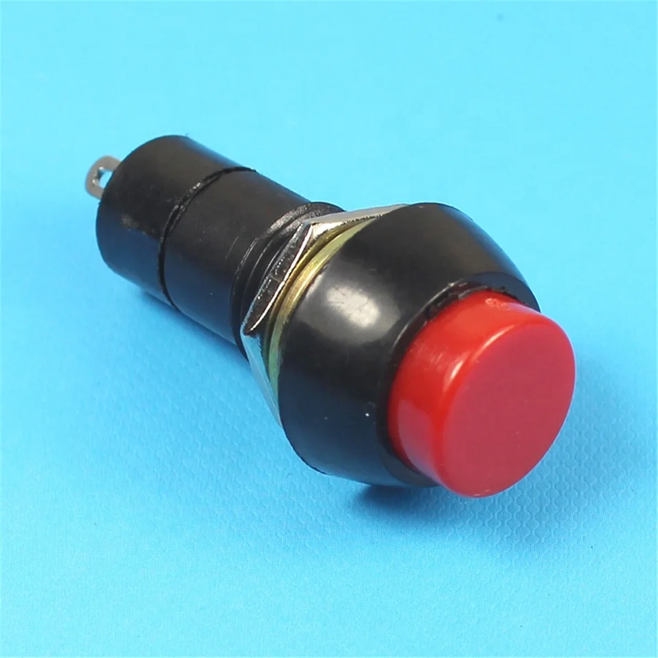 1PC PBS-11A PBS-11B 12mm self-locking Self-Recovery Plastic Push Button Switch momentary 3A 250V AC 2PIN 6Color