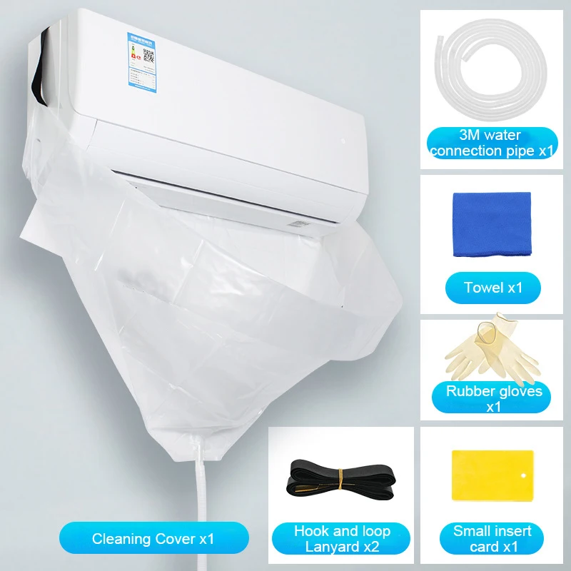 

Air Conditioner Waterproof Cleaning Cover Dust Washing Protector Air Conditioner Water Receiving Splash Proof Of The Sewage Bag