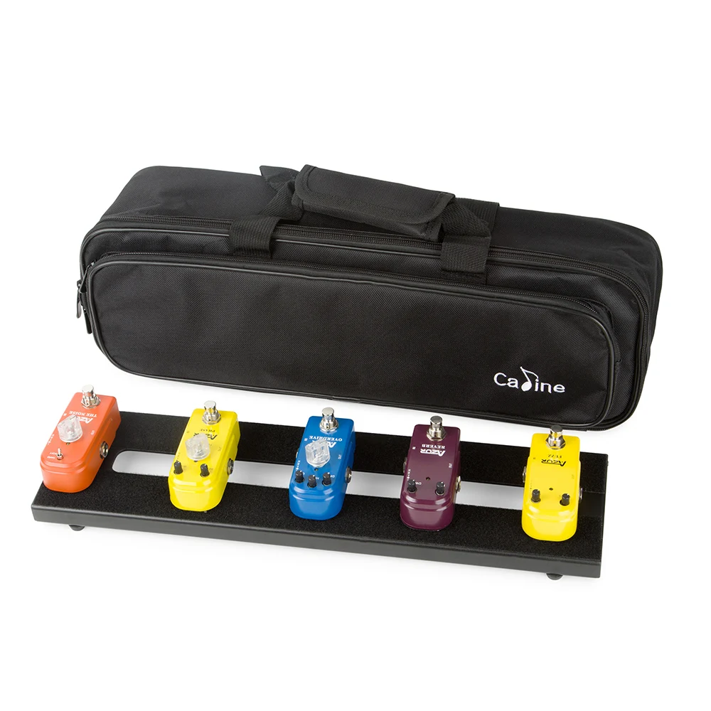 

Caline CB-107 Mini Pedal Board Bag Combo Guitar Effect Pedal Board Synthesizer Loop Station Guitar Portable Pedalboard