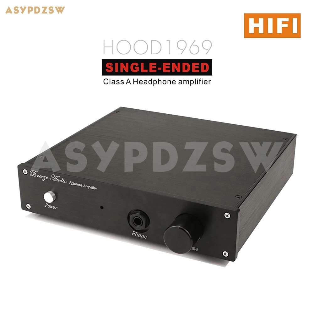 

Finished HIFI JLH HOOD1969 Single-ended Class A Headphone amplifier Silver or Black