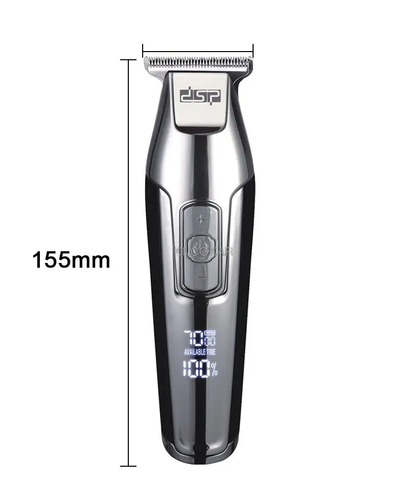 Zumbador de dispositivo de corte de pelo LED A, artefacto de corte de pelo de tallado profesional, Kit de carga USB