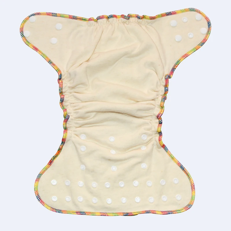 Miababy ECO-Friendly OS Hybrid Fitted Cloth Diaper Reusable Night AIO&AI2 Baby Nappy Washable Hemp Cotton Cloth Diaper