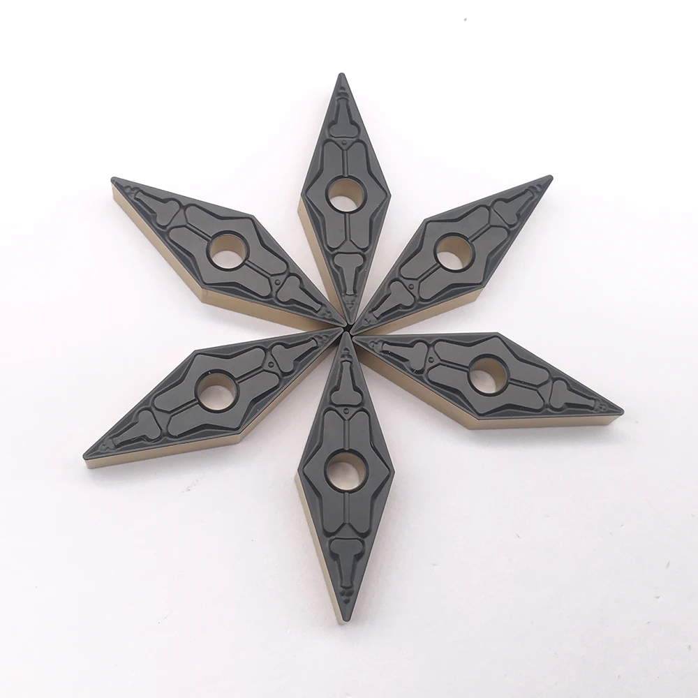 10PCS VNMG160404 TM FT4225 Carbide Turning Tools Lathe Tools For Turning Tools Carbide Turning Inserts For Steel CNC Tools