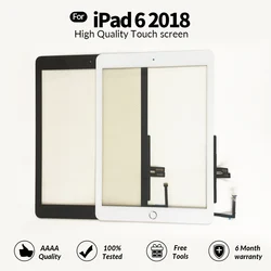 Touch screen For iPad 6 9.7 (2018 Version) 6th Gen A1893 A1954 Glass Digitizer Panel LCD Outer Display Replacement Sensor