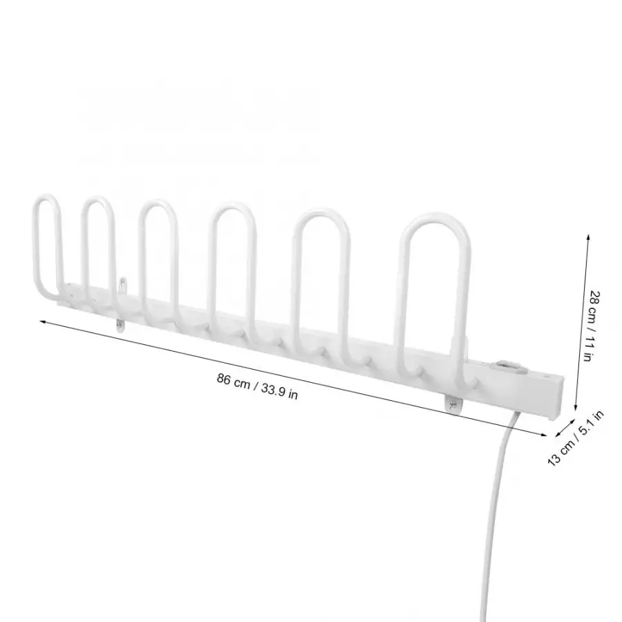 รองเท้าไฟฟ้าติดผนัง3คู่รองเท้า Dehumidify อุปกรณ์ Thermostatic ไฟฟ้า Boot รองเท้าเครื่องอบแห้งสำหรับ Home