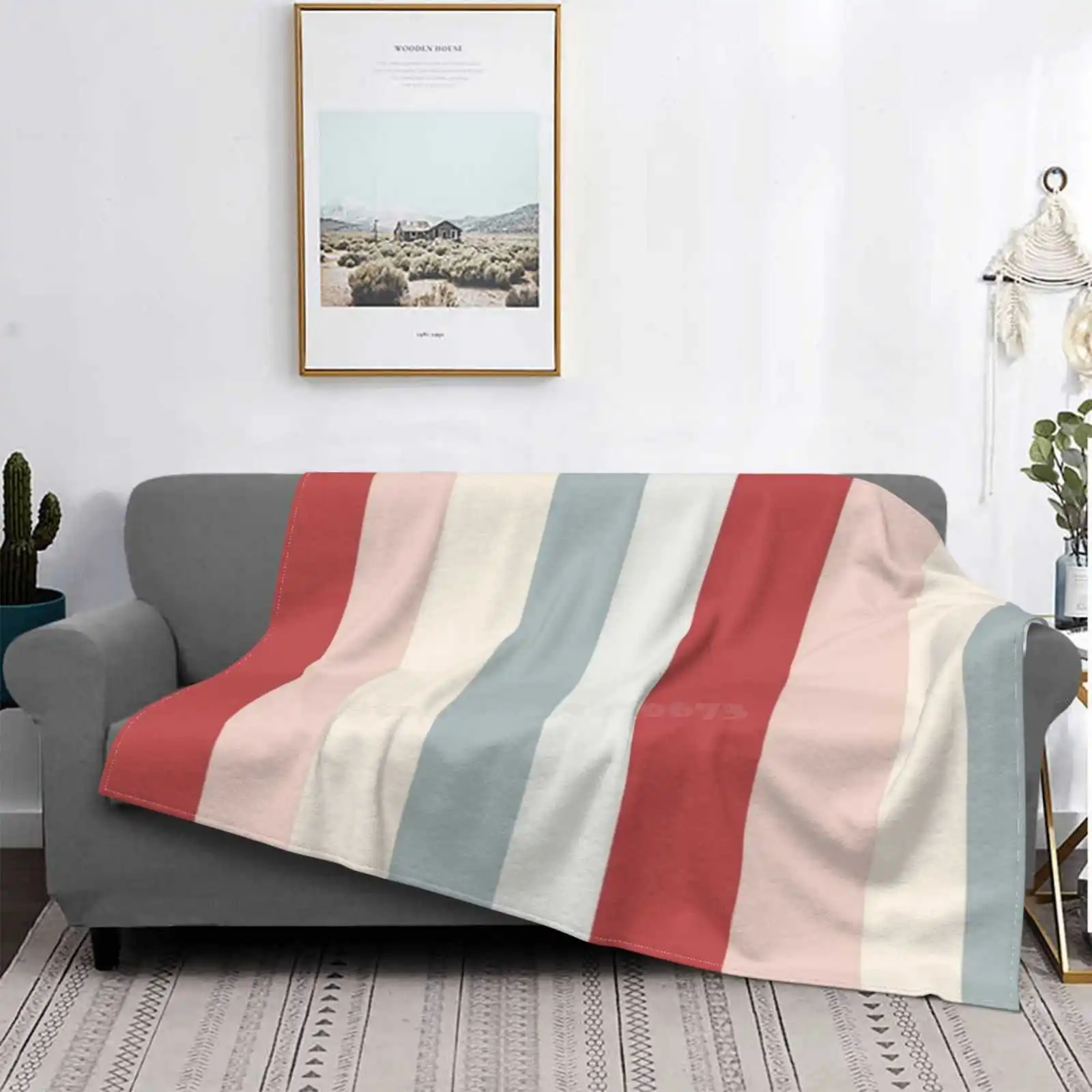 

Colorful R Pattern Super Warm Soft Blankets Throw On Sofa/Bed/Travel Color Vsco Aesthetic Luxury Red Blue Pattern Money Lines