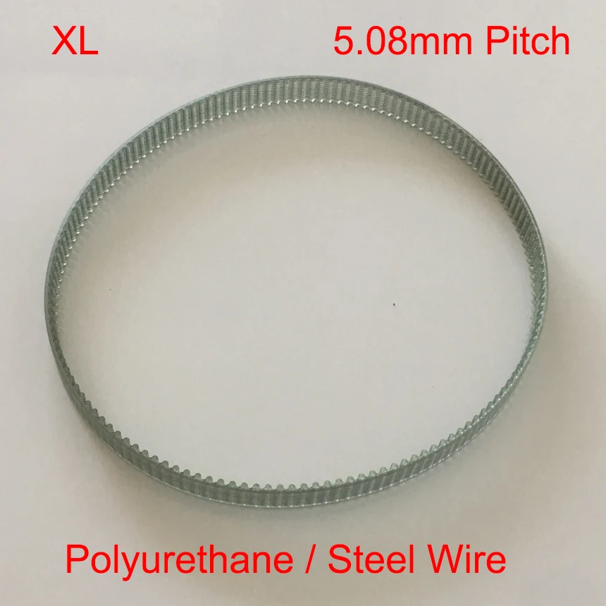 120XL 124XL 126XL 60 62 63 Tooth 8mm 10mm 12mm 15mm Width 5.08mm Pitch PU Polyurethane Steel Wire Cogged Synchronous Timing Belt