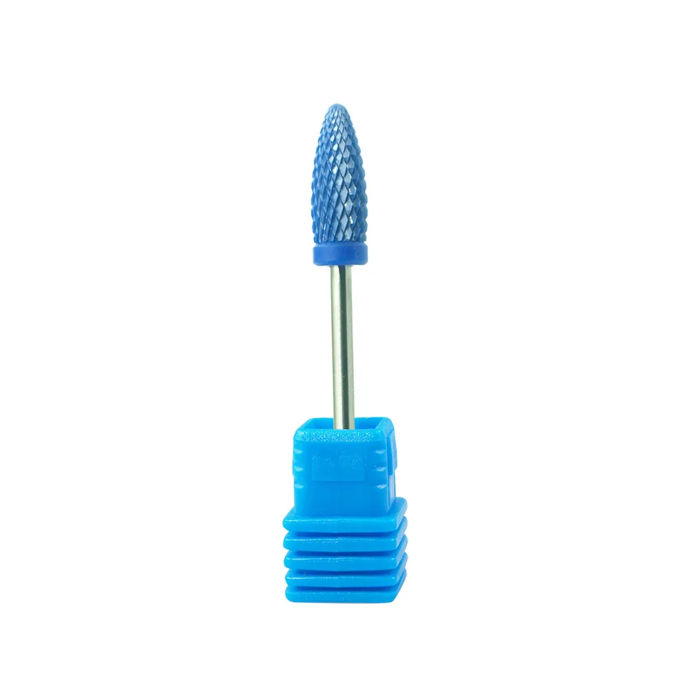 EasyNail  higher quality Blue ceramic nail electric drill bit milling cutter for electric manicure drill machine to removel gel