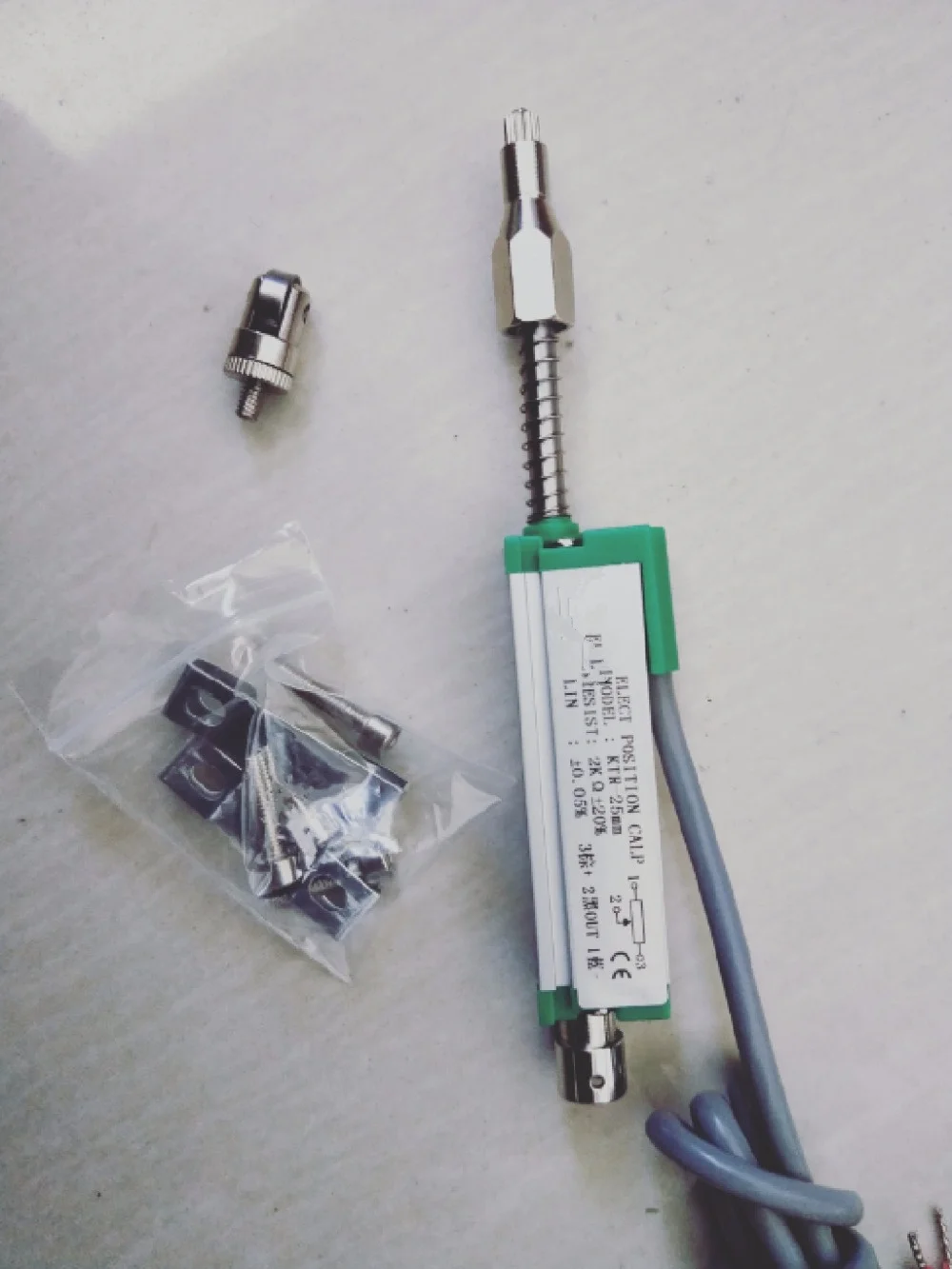 KTR75 injection molding machine thimble electronic ruler KTR-75mm miniature self-resetting electronic ruler KTR-75 KTR 75