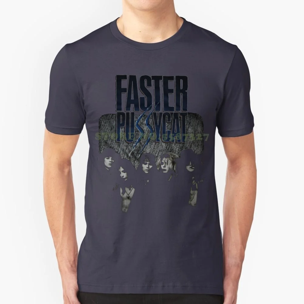 Faster Pussycat-S / T Tour'87-'88 T Shirt ( S-Xxxl ) Sleeve Tee Shirt Homme Tshirt