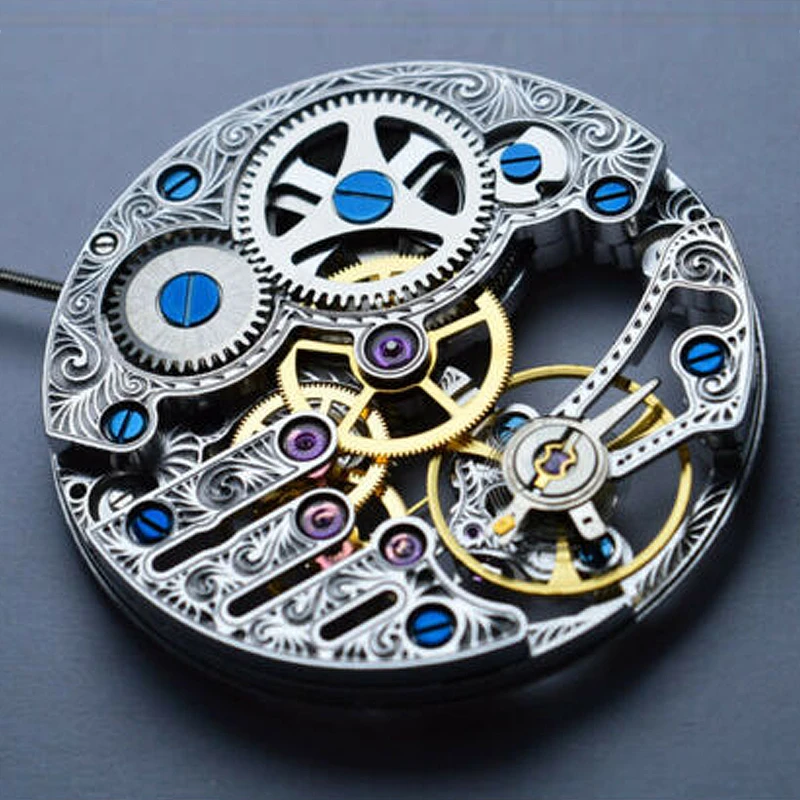 Genuine ST3620k TY3620-2B Movement Manual Skeleton Mechanical Hand Winding ST36 Movement Parts ETA 6498 Screw Part