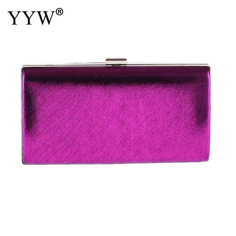 YYW purple Clutch Bag Women Evening Party Handbag Elegant Wedding Purse With Chain Clutch Female Evening sac pochette femme