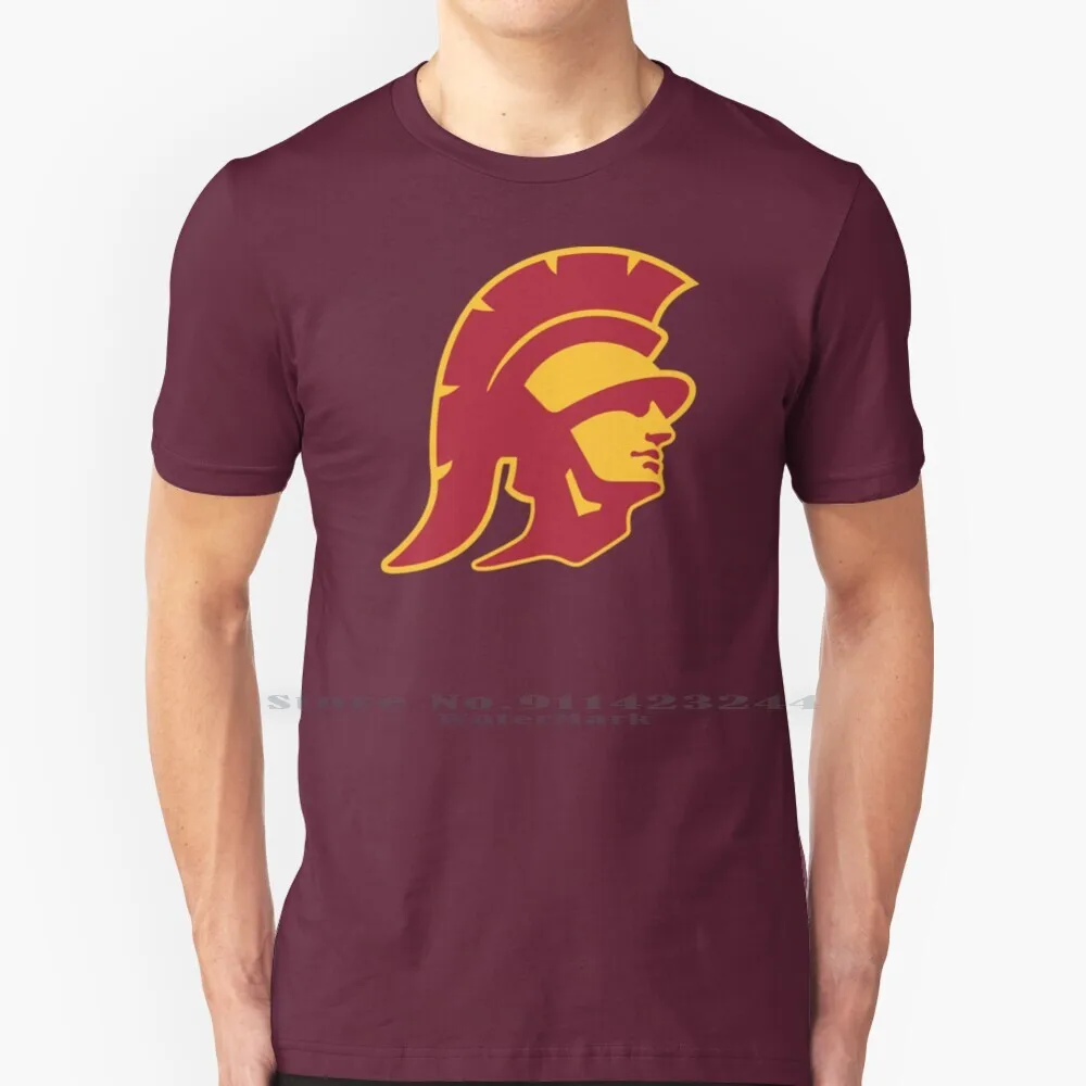 Usc Trojan Head T Shirt Cotton 6XL Usc Trojan Head Athletics Sports Funny For Him For Her Hockey Teen Gameday Hobbies Student