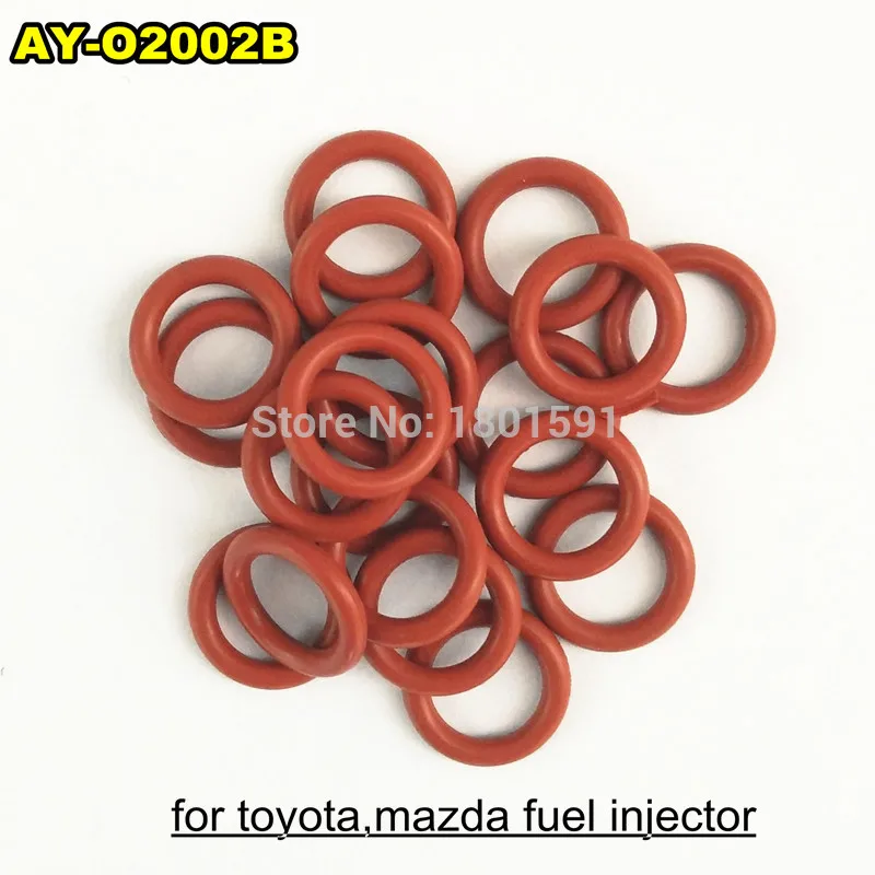free shipping 200pieces fuel injector upper oring 7.8*1.9mm rubber seals for toyota mazda repair kits  ASNU17  (AY-O2002B)