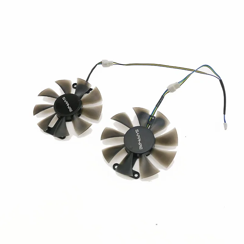 2PCS Cooling Fan For SAPPHIRE RX560 RX 460 550 Graphics Card Video Card Fan GA91S2H DC 12V 4PIN 85MM