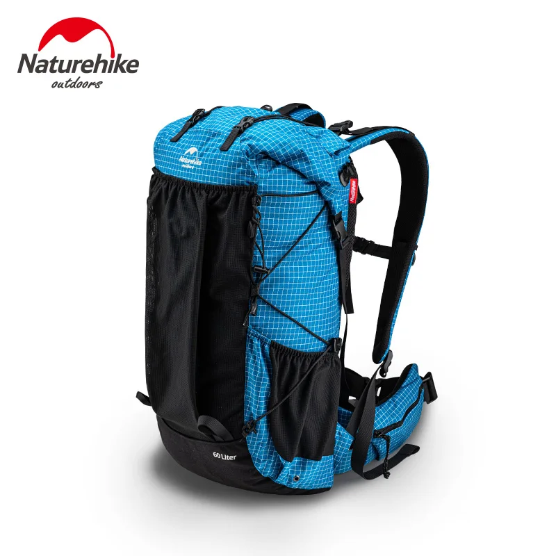 

Naturehike Camping Backpack Aluminum Frame Climbing Bags 60L+5L Ultralight Hiking Packs Waterproof Outdoor Sports Bag NH19BP095