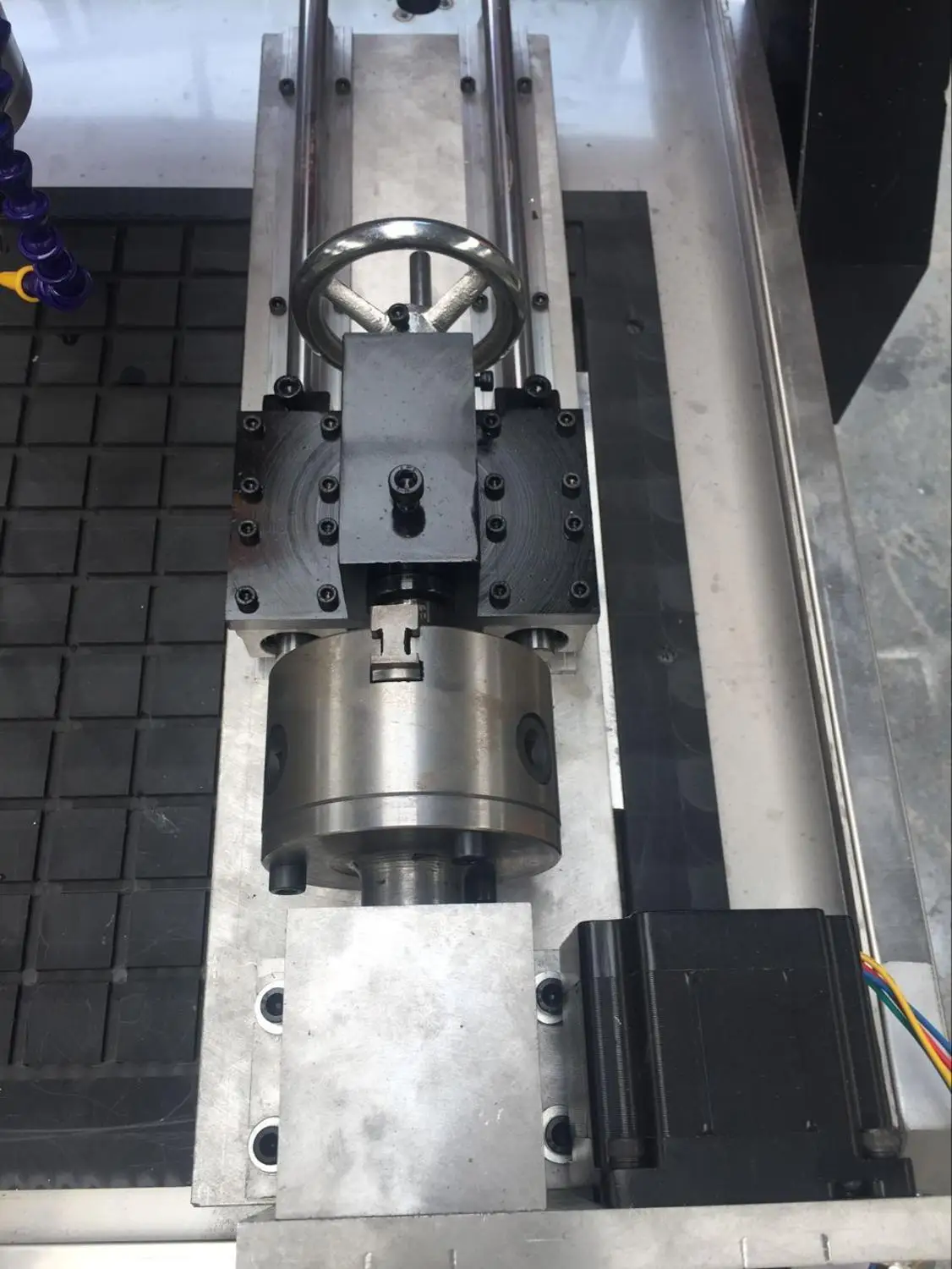 Router CNC Robotec Portabel 600*900Mm dengan Meja Putar untuk Model Kayu/Batu/Akrilik/Busa