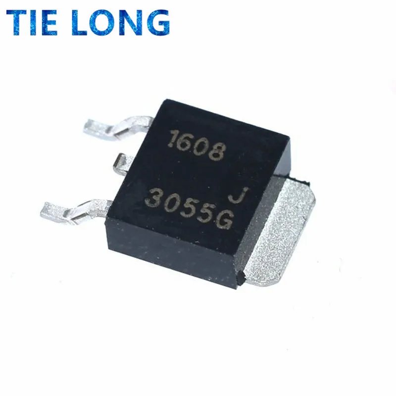 Lot de 10 transistors cms d'origine, MJD3055, TO-252